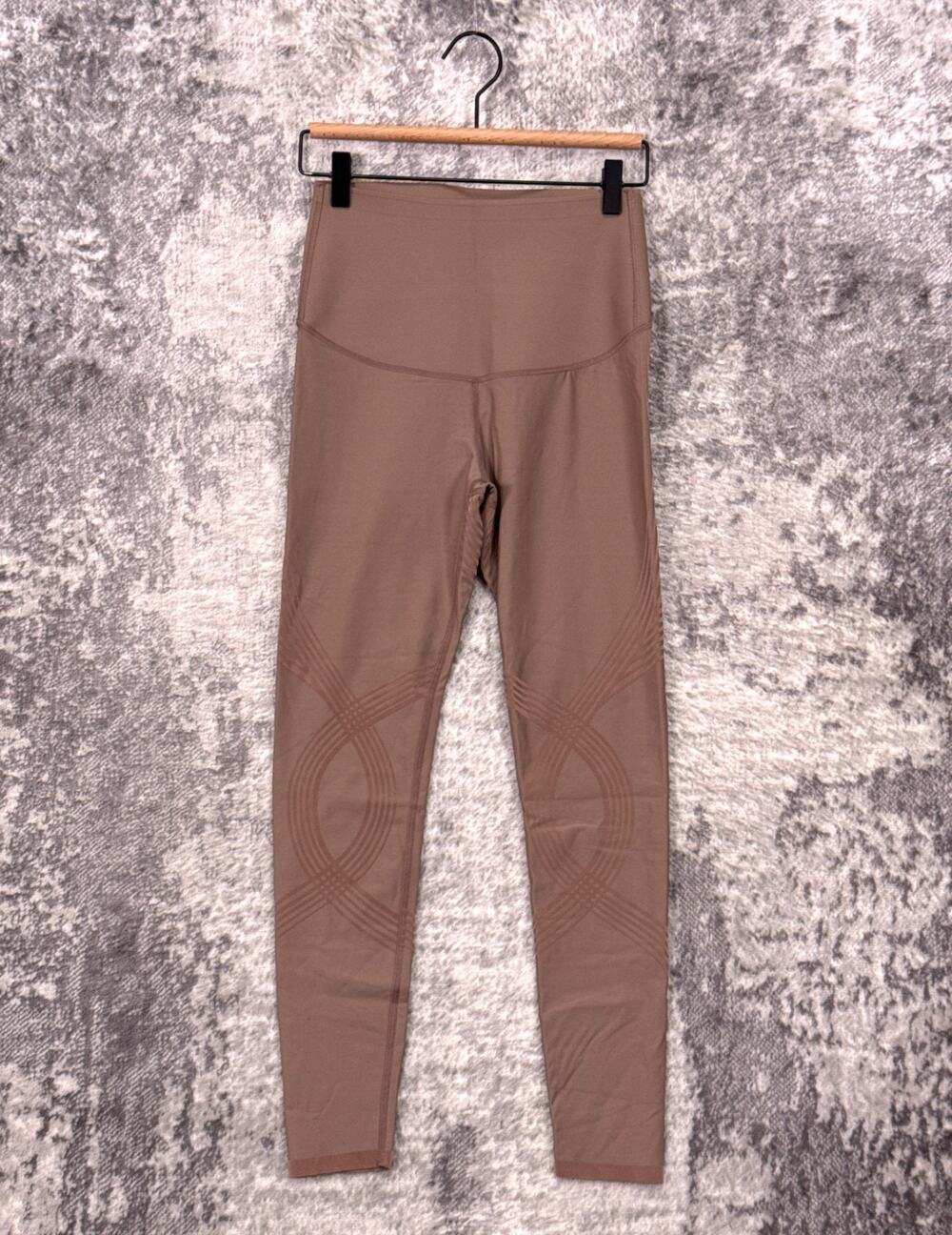 Fanka Body Sculpt Leggings Medium Womens Taupe Brown 7/8 Reversible